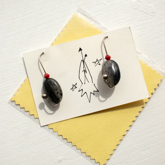 Vintage Sculptural Fishing Lure Dangle Earrings - Picture 1 of 5